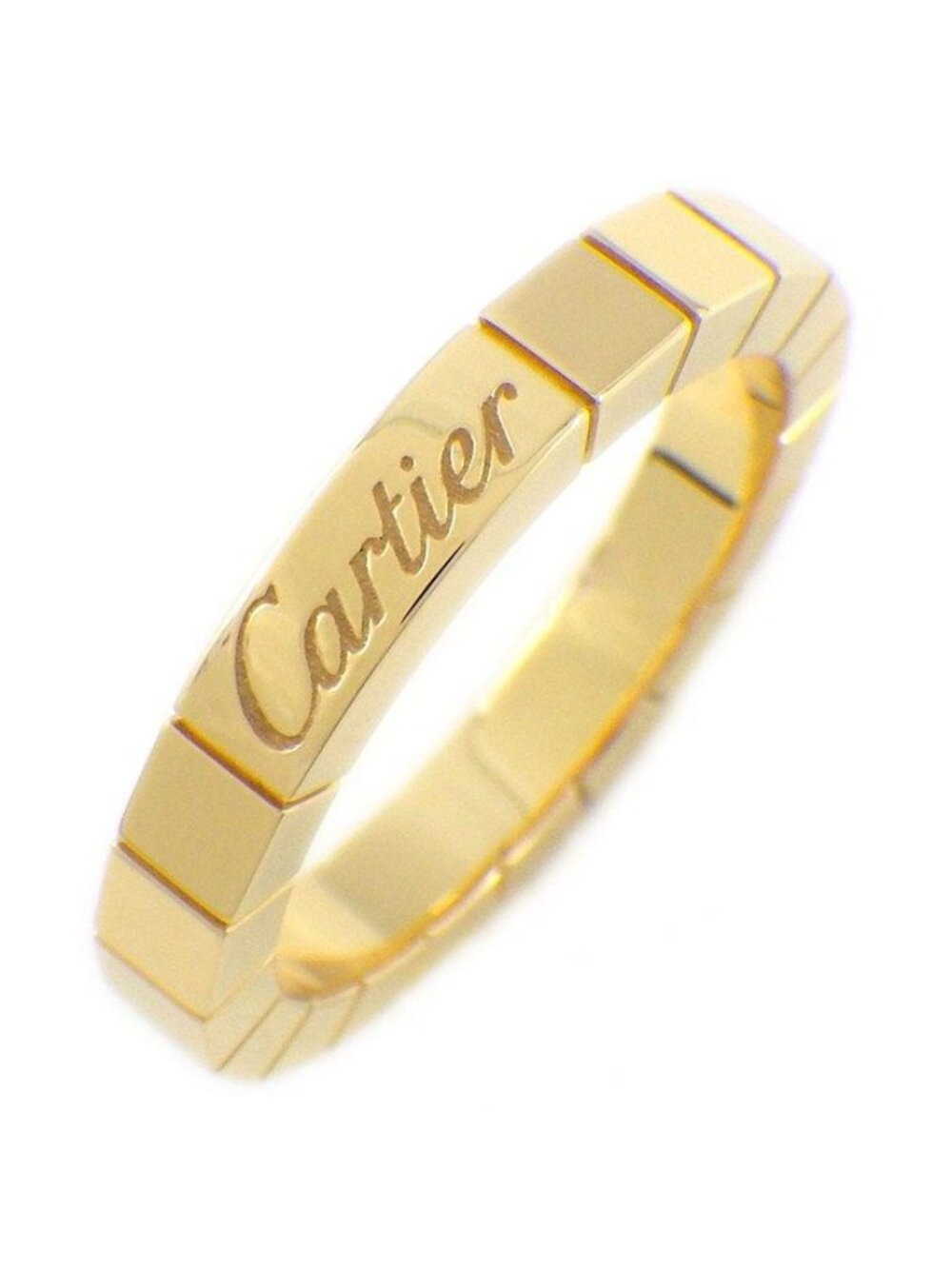 Cartier Ring Lanieres Logo 18k Yellow Gold